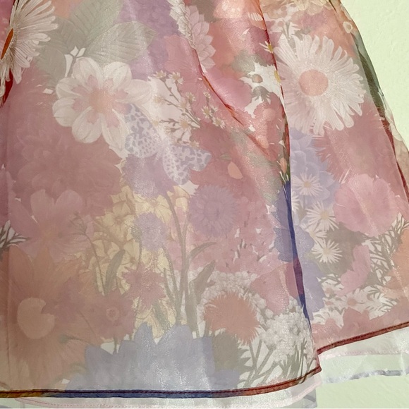 Pleiades Chloe Floral Puff Sleeve Dress - Picture 10 of 15